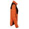Chaqueta combinada reciclada mujer WK9109. Color fluorescent orange melange/black.