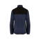 Chaqueta combinada reciclada mujer WK9109. Color navy melange/black.