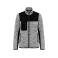 Chaqueta combinada reciclada mujer WK9109. Color light grey melange/black.