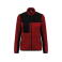 Chaqueta combinada reciclada mujer WK9109. Color red melange/black.