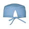 Gorro sanitario WKP101. Color sky blue.