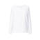 Blusa crêpe de China manga larga mujer Riola. Color white.