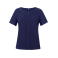 Blusa crêpe de China manga corta mujer Verona. Color navy.