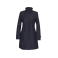 Abrigo largo impermeable mujer Washington. Color black.
