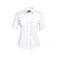 Camisa de Piloto manga corta reciclada mujer. Color white.