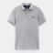 Polo pique orgánico unisex Tb0a26n4. Color medium grey heather.
