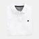Polo pique orgánico unisex Tb0a26n4. Color white.
