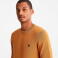 Jersey de algodón orgánico hombre Williams River. Color wheat boot.