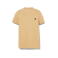 Camiseta orgánica hombre Dunstan River. Color light wheat boot.