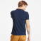Camiseta orgánica hombre Dunstan River. Color dark sapphire.