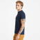 Camiseta orgánica hombre Dunstan River. Color dark sapphire.