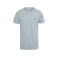 Camiseta orgánica hombre Dunstan River. Color medium grey heather.
