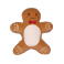 Peluche squidgeMe MM801. Color gingerbread man.