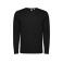 Camiseta deportiva manga larga unisex Estoril L/S Kids. Color negro.