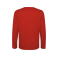 Camiseta deportiva manga larga unisex Estoril L/S Kids. Color rojo.