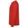 Camiseta deportiva manga larga unisex Estoril L/S Kids. Color rojo.