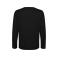 Camiseta deportiva manga larga unisex Estoril L/S Kids. Color negro.