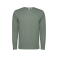 Camiseta deportiva manga larga unisex Estoril L/S Kids. Color verde laurel.