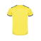 Equipación de fútbol doble hombre Racing. Color amarillo/royal.