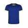 Equipación de fútbol doble niño Racing Kids. Color amarillo/royal.