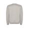 Sudadera básica unisex Clásica. Color gris perla.
