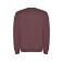 Sudadera básica unisex Clásica. Color rojo baya.
