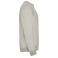 Sudadera básica unisex Clásica. Color blanco ceniza vigore.