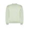Sudadera básica unisex Clásica. Color verde mist.