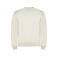 Sudadera básica unisex Clásica. Color blanco vintage.