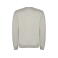 Sudadera básica unisex Clásica. Color blanco ceniza vigore.