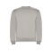 Sudadera básica unisex Clásica. Color gris perla.