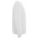 Sudadera básica orgánica/reciclada hombre Batian. Color blanco.