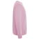 Sudadera básica orgánica/reciclada hombre Batian. Color rosa claro.