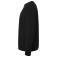 Sudadera básica orgánica/reciclada hombre Batian. Color negro.
