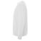 Sudadera básica orgánica/reciclada hombre Batian. Color blanco.