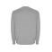 Sudadera básica orgánica/reciclada hombre Batian. Color gris vigoré.