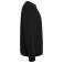 Sudadera básica orgánica/reciclada hombre Batian. Color negro.