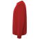 Sudadera básica orgánica/reciclada hombre Batian. Color rojo.