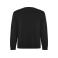 Sudadera básica orgánica/reciclada hombre Batian. Color negro.