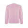 Sudadera básica orgánica/reciclada hombre Batian. Color rosa claro.