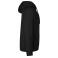 Sudadera con capucha orgánica/reciclada hombre Vinson. Color negro.