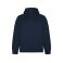 Sudadera con capucha orgánica/reciclada hombre Vinson. Color azul marino.