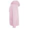 Sudadera con capucha orgánica/reciclada hombre Vinson. Color rosa claro.