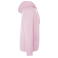 Sudadera con capucha orgánica/reciclada hombre Vinson. Color rosa claro.