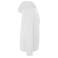 Sudadera con capucha orgánica/reciclada hombre Vinson. Color blanco.