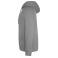 Sudadera con capucha orgánica/reciclada hombre Vinson. Color gris vigoré.