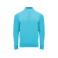 Sudadera deportiva media cremallera niño Epiro Kids. Color turquesa fluor.