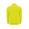 Sudadera deportiva media cremallera niño Epiro Kids. Color amarillo flúor.