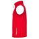 Chaleco softshell bicapa hombre Nevada. Color rojo.