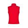 Chaleco softshell bicapa hombre Nevada. Color rojo.